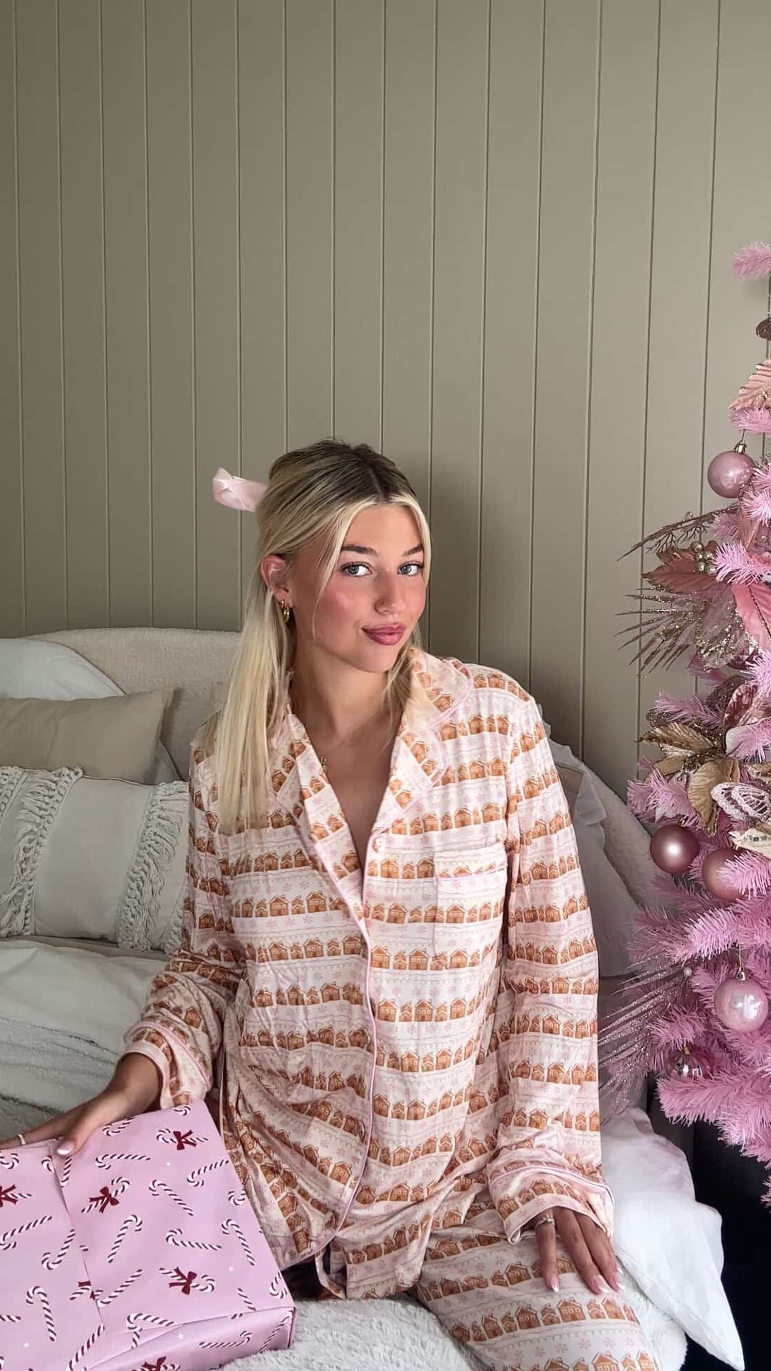 Gingerbread Fair Isle Long Set