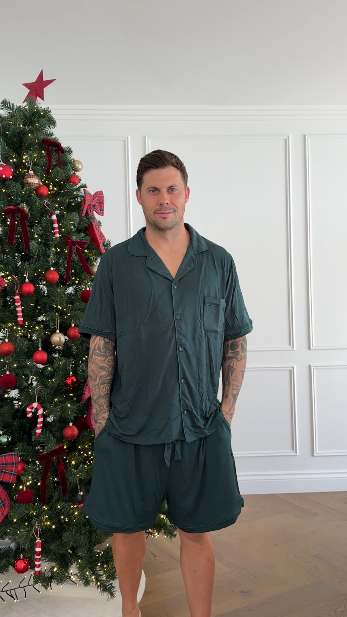 Mens Green Modal Set